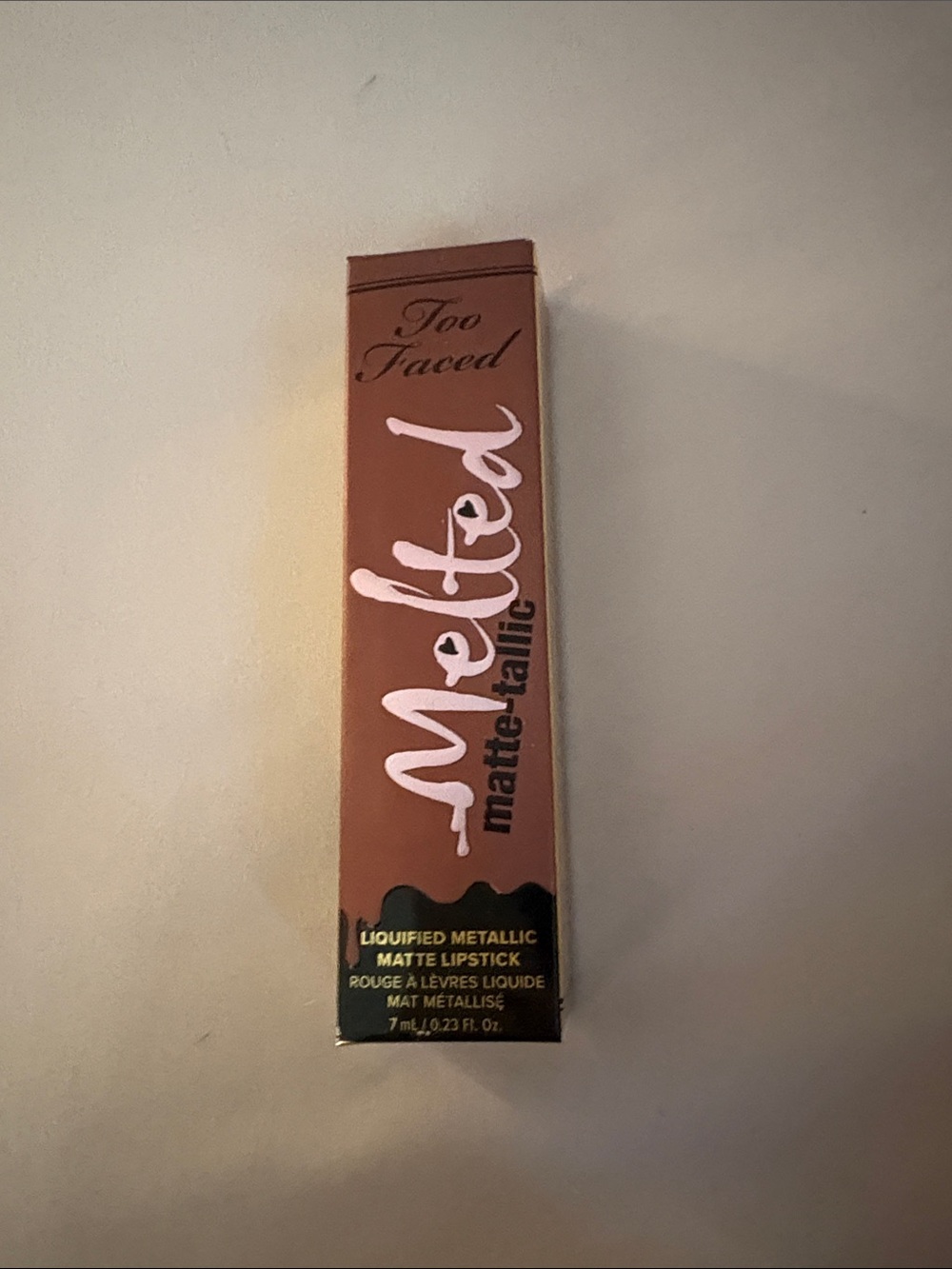 Too Faced Melted Matte-Metallic Liquid Lipstick - Pink Brown